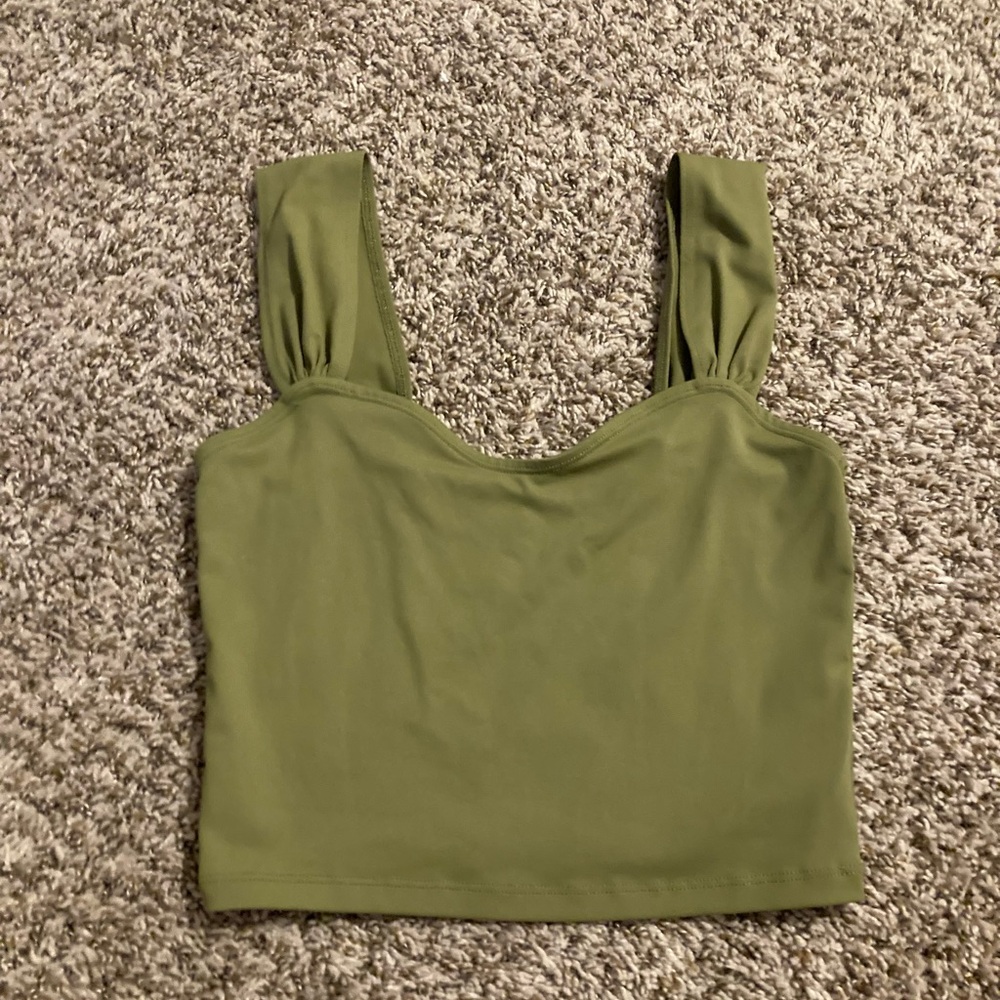 Abercrombie & Fitch Olive Tank Top
